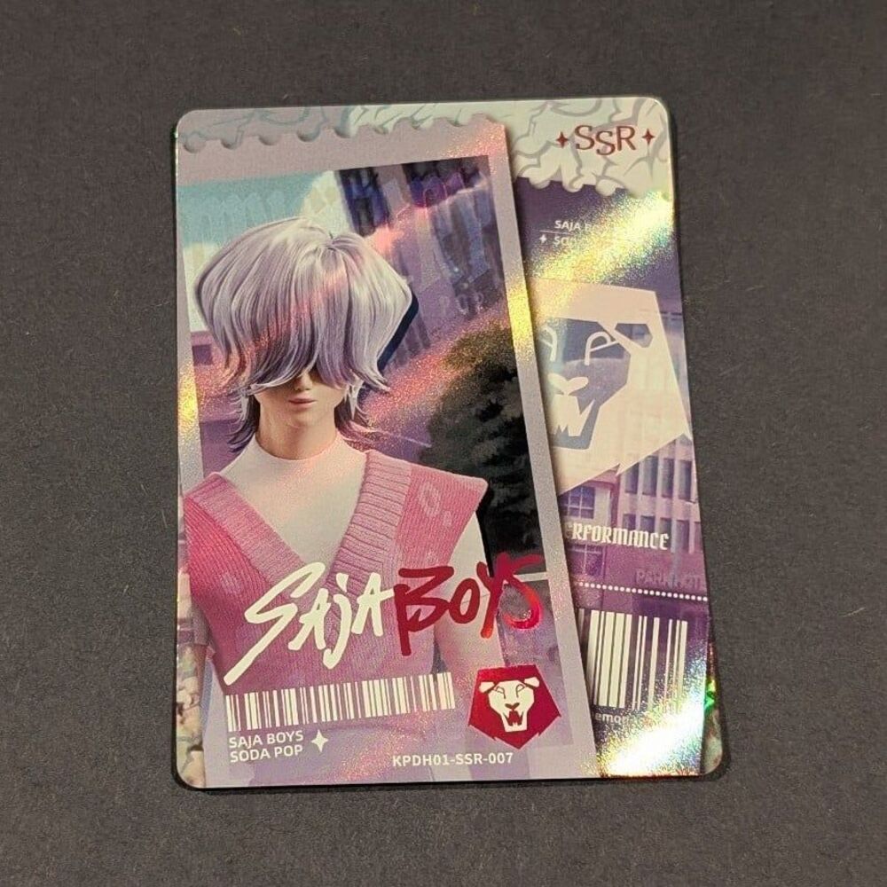 Kayou K-Pop Demon Hunters Mystery Saja Boys Soda Pop SSR Card KPDH01-SSR-007